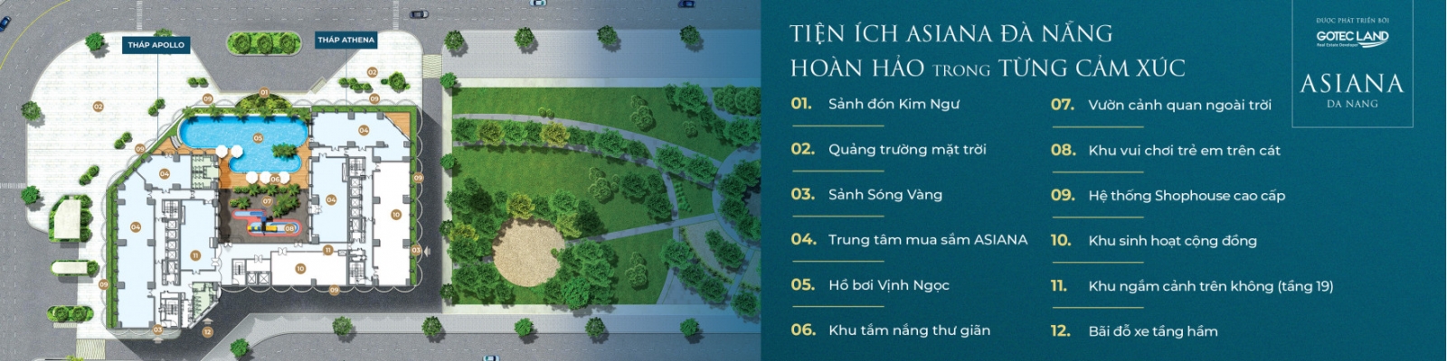 Tiện ích nội khu dự án Asiana Luxury Residences Đà Nẵng